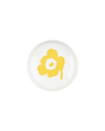 Oiva / Unikko Plate 8.5 Cm White Spring Yellow