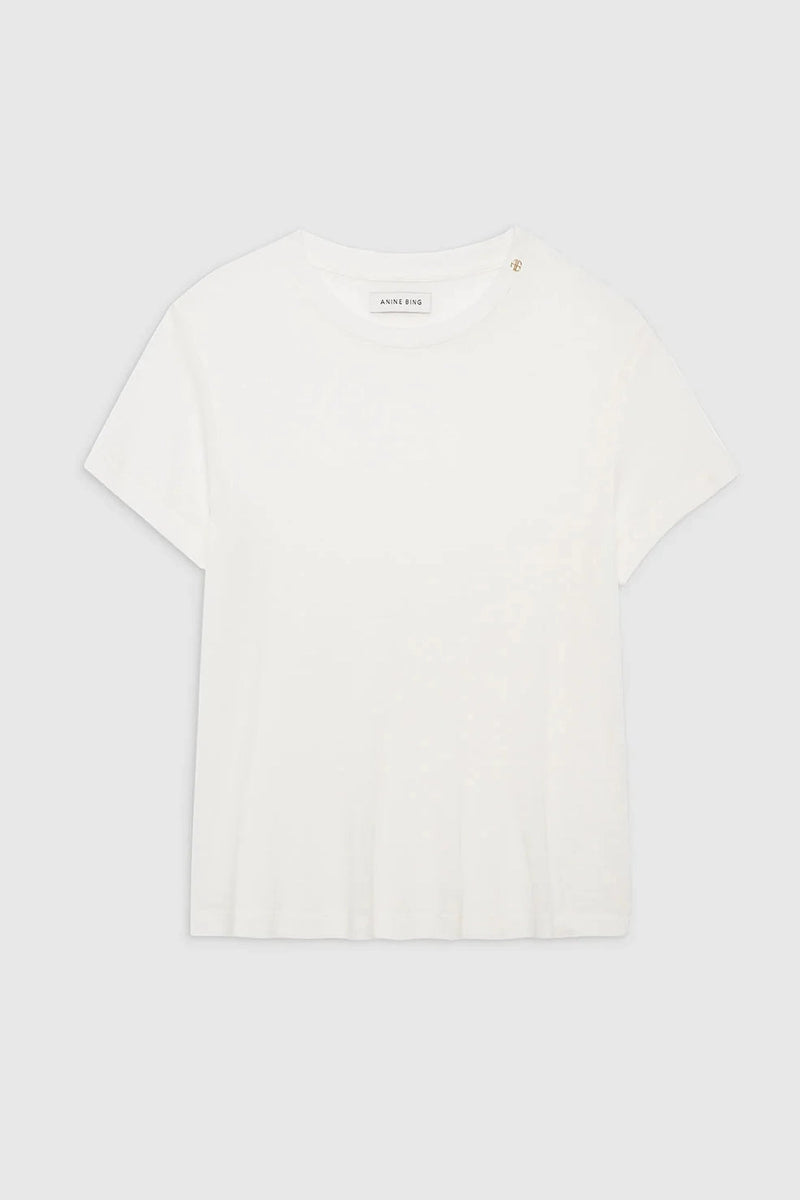 Amani Tee Off White Cashmere Blend