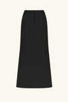 Irena Side Split Maxi Skirt Black