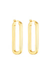 Oval Hoops Gold