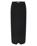 Metropolis Tailored Maxi Skirt Black
