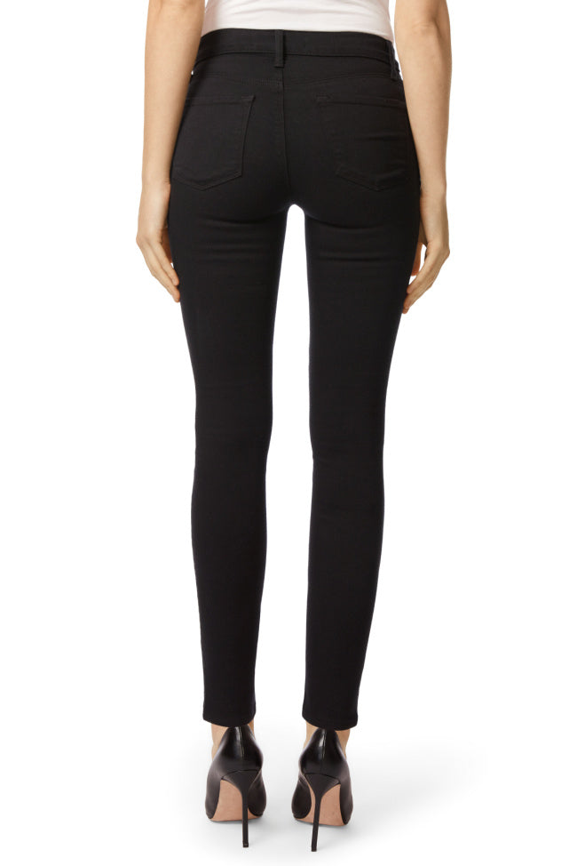 Maria High-Rise Skinny In Eco Seriously Black