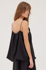 The Silk Camisole Black