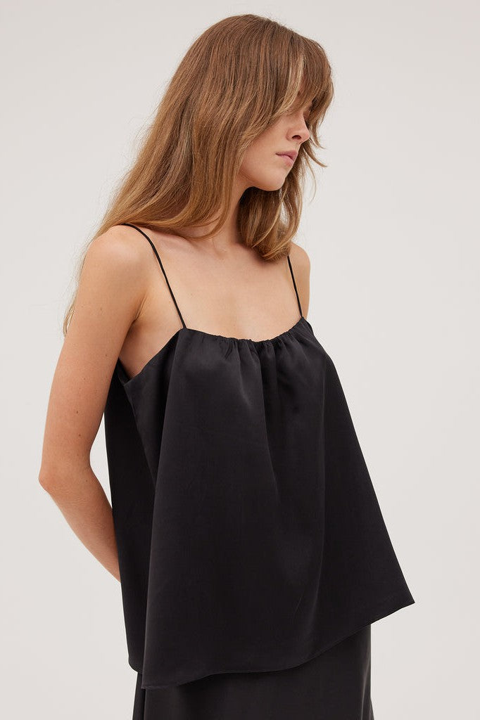 The Silk Camisole Black