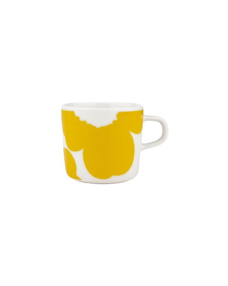 Oiva / Iso Unikko Coffee Cup 2dl White Spring Yellow
