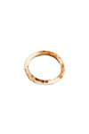 Round Rock Wishbone Bangle Light Horn Gold