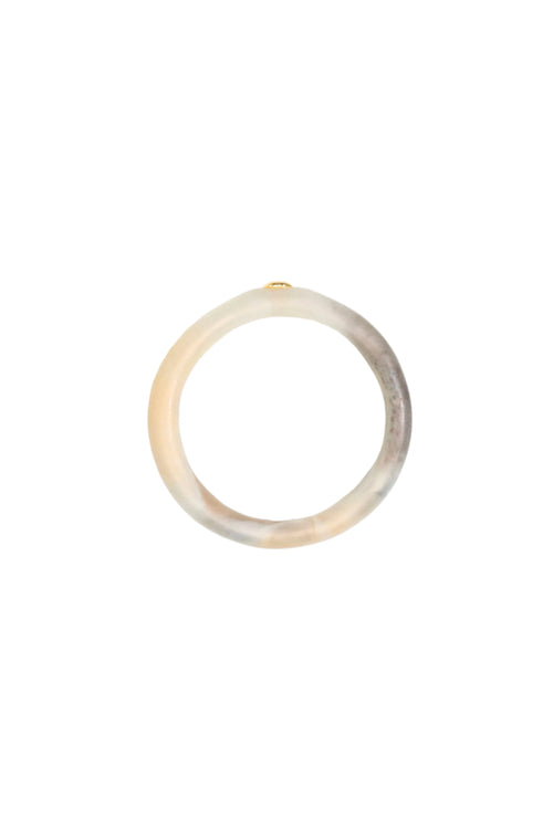 Round Rock Wishbone Bangle Sandy Pearl Gold