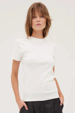 The Rib Tee White