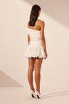 Blanc Bubble Mini Skirt Ivory