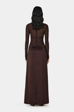 Amy Maxi Dress Chocolate