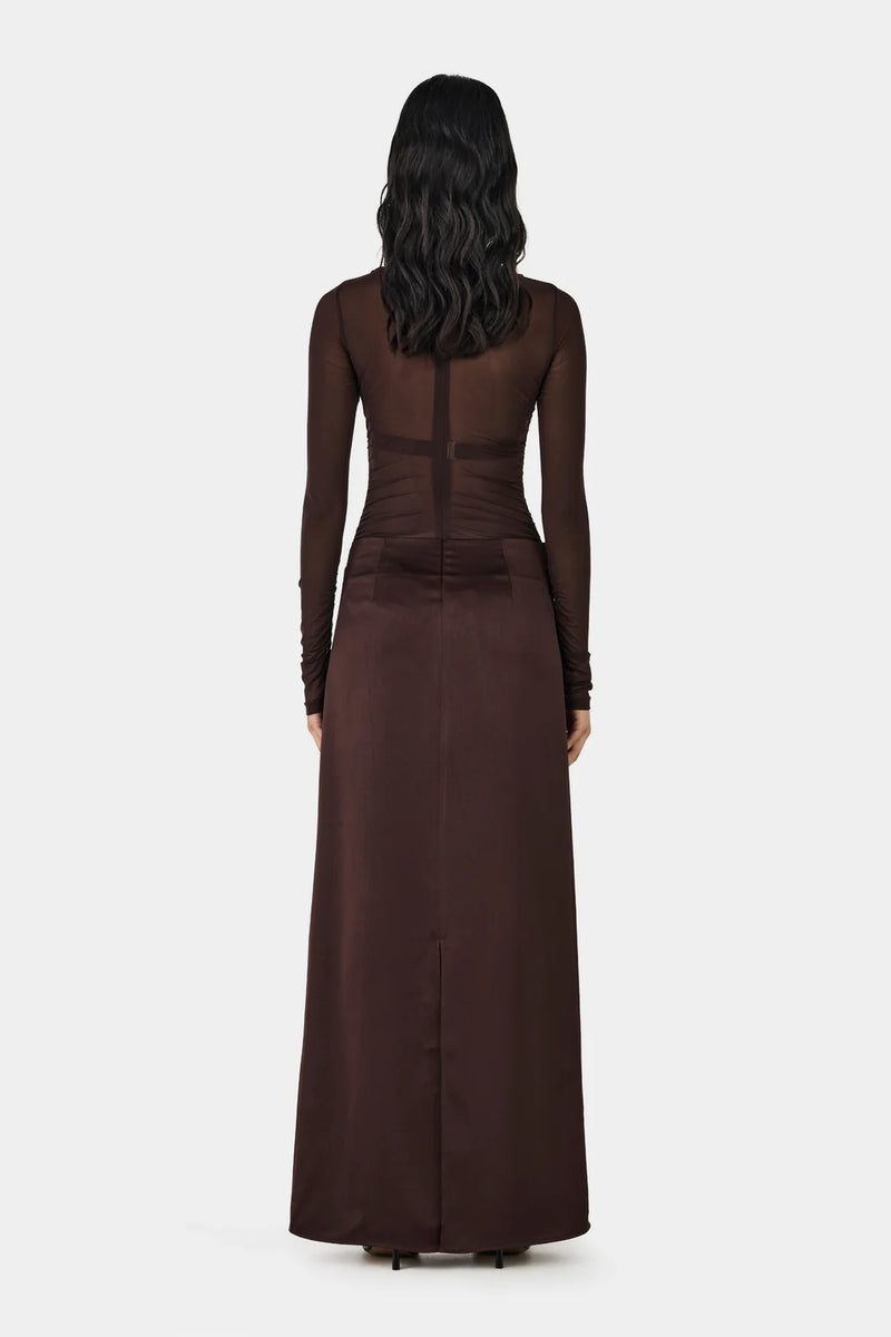 Amy Maxi Dress Chocolate
