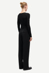 Sadou T-shirt Ls 15499 Black