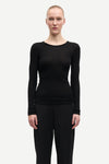 Sadou T-shirt Ls 15499 Black