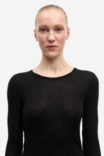 Sadou T-shirt Ls 15499 Black