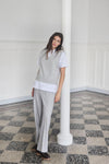 Kalem Pants Grey Melange