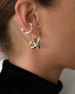 Double Trouble Hoop Earrings