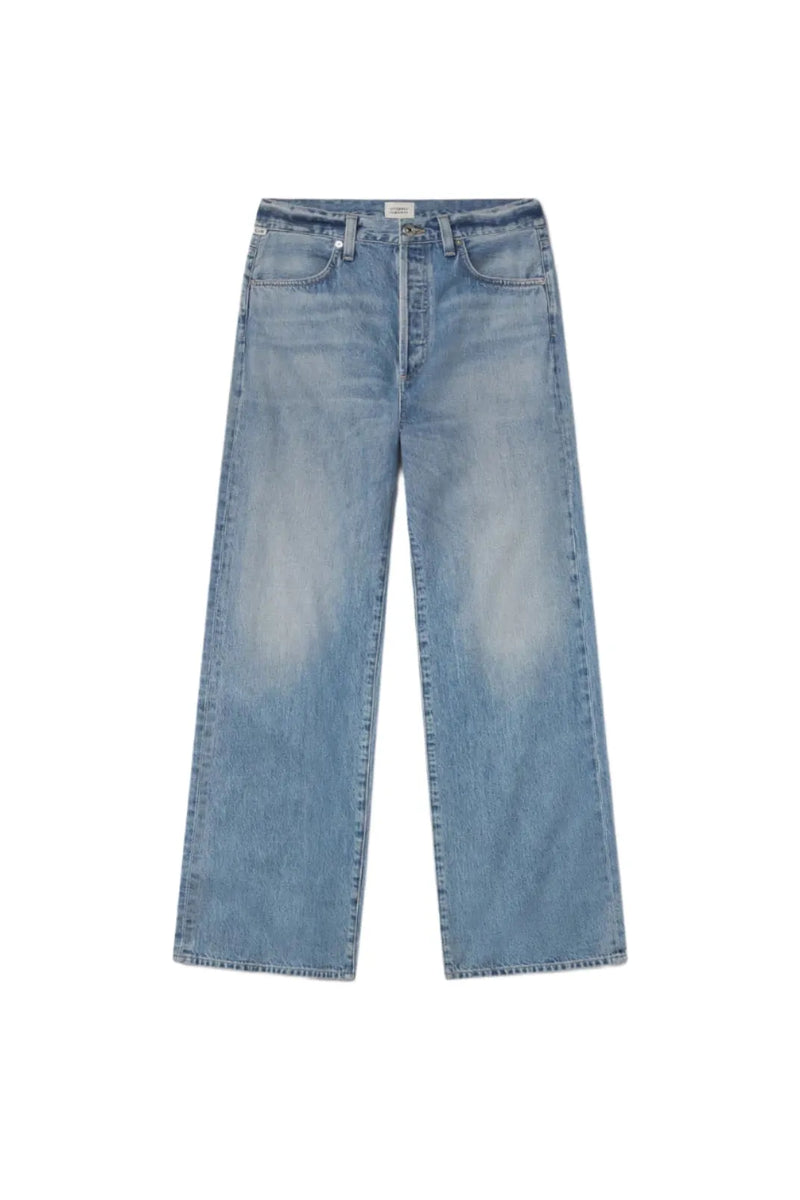 Annina High Rise Wide Leg 33" in Meuse