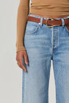 Annina High Rise Wide Leg 33" in Meuse