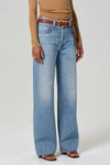 Annina High Rise Wide Leg 33" in Meuse