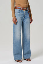 Annina High Rise Wide Leg 33" in Meuse