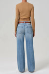 Annina High Rise Wide Leg 33" in Meuse