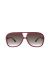 Bang Burgundy w. Gold Metal / Brown Gradient Lens