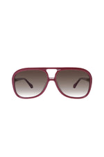 Bang Burgundy w. Gold Metal / Brown Gradient Lens