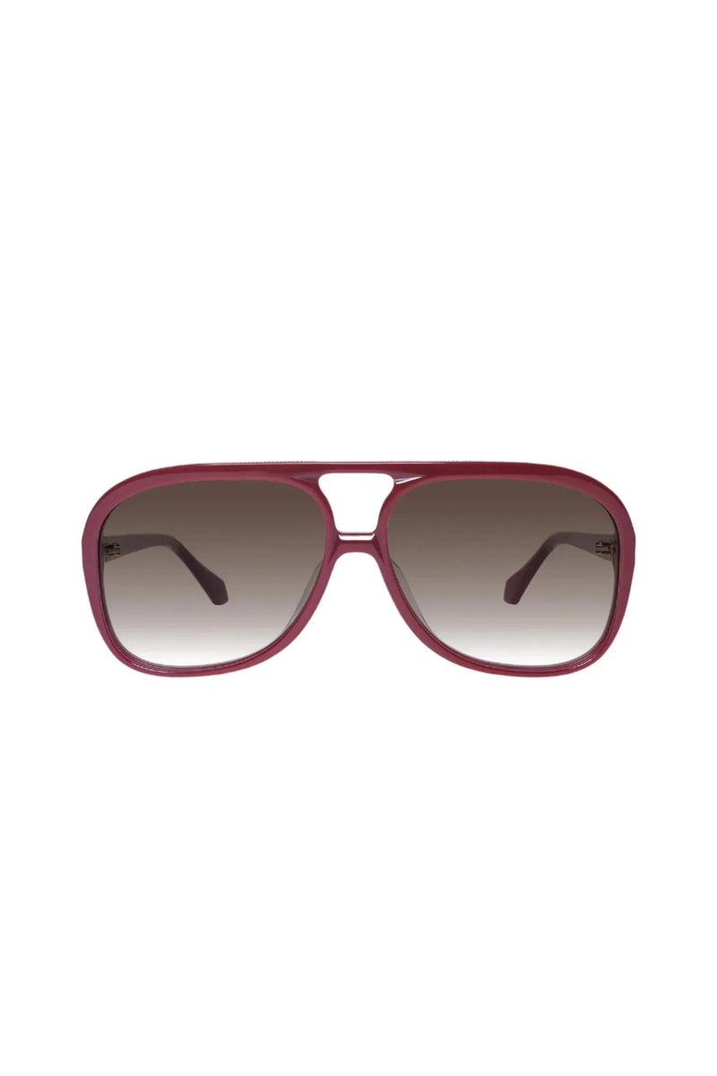 Bang Burgundy w. Gold Metal / Brown Gradient Lens