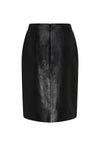 Tyra Skirt Black Recycled Leather