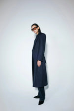 Clemence Blazer Coat Navy Pinstripe Pre-Order