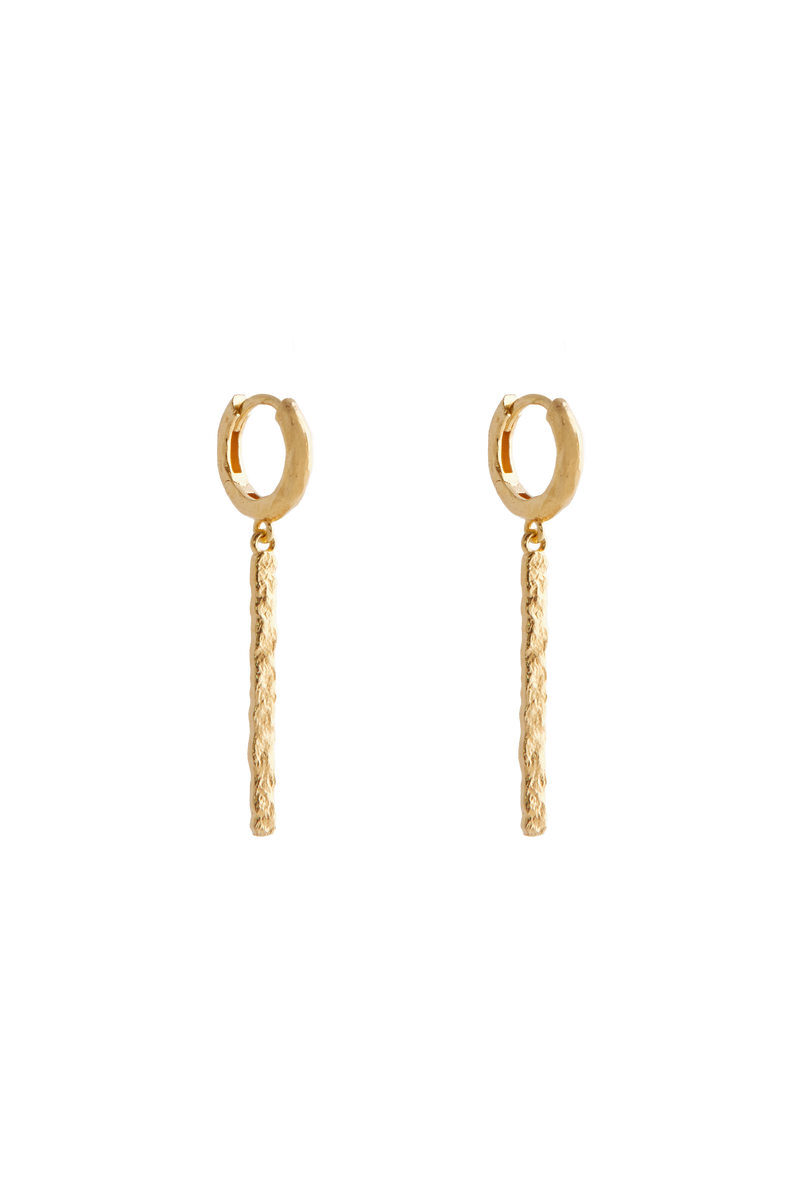 Crush Matchstick Earring Gold