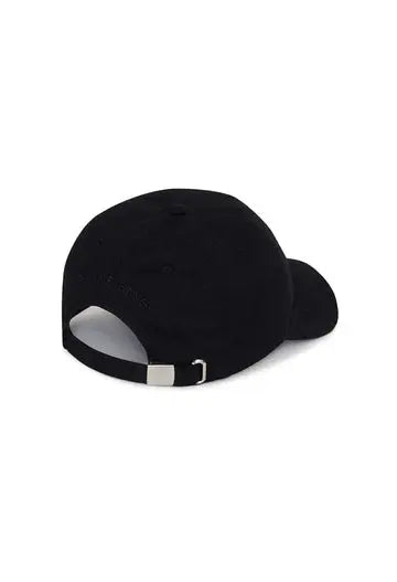 Jeremy Baseball Cap Framed Monogram Black