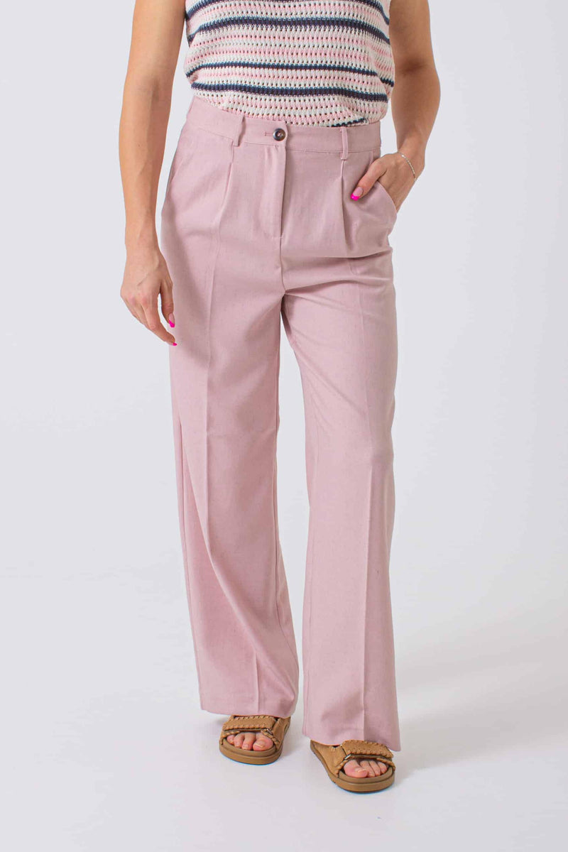 Maxwell Pants Pink Melange
