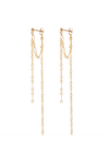 Calla Tassel Earrings Gold