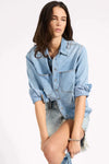 Nixie Classic Fit Denim Shirt Fleetwood Blue