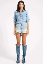 Nixie Classic Fit Denim Shirt Fleetwood Blue