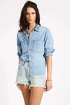 Nixie Classic Fit Denim Shirt Fleetwood Blue