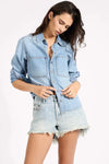Nixie Classic Fit Denim Shirt Fleetwood Blue