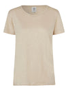 Peony O-Neck Tee French Oak