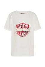 Good Times Boyfriend Tee White