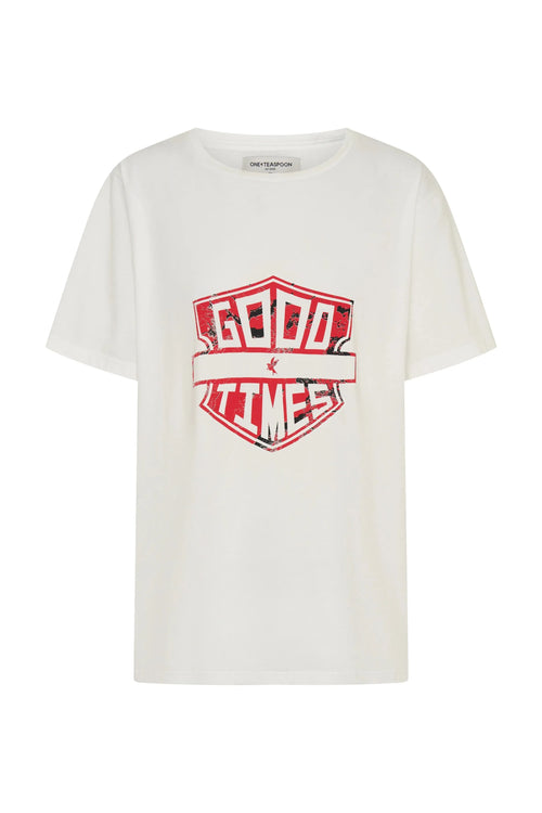 Good Times Boyfriend Tee White