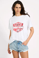 Good Times Boyfriend Tee White