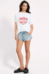 Good Times Boyfriend Tee White