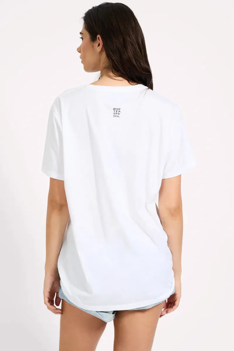 Good Times Boyfriend Tee White