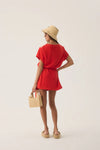 Tropiques Terry Dress Apple Red