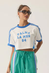 Palma Cropped Tee Snow