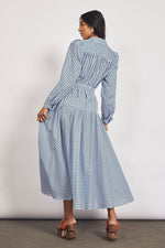 River Long Sleeve Dress Stripe