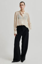 Fique Straight Trousers Black