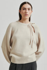 Joline Knit O-Neck Pumice Stone