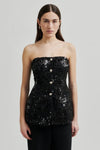 Flakes Top Black